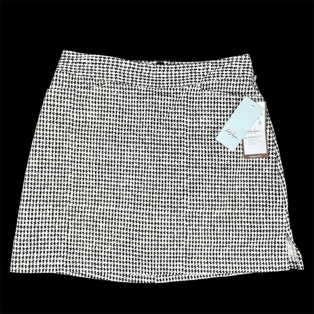 NWT Sz 6 Lady Hagen Fit Womens Skort Dynasty Siberian Skort w Pockets Multi Gray